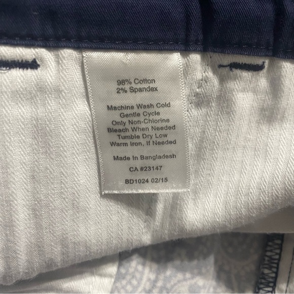 Talbots Blue White Paisley Print The Weekend Short - Picture 6 of 6